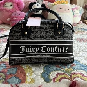 NTW! Juicy Couture, Fashionista Bowler, Black Beige